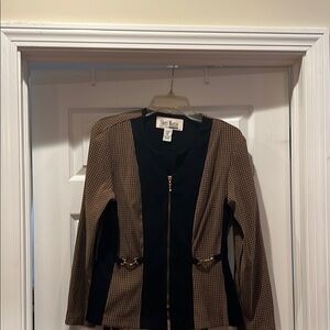 Sheri Martin Black/Brown Women's Jacket